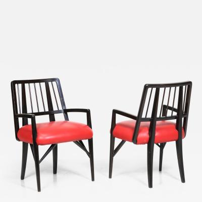 Paul L szl Set of Four Custom Designed Dining Chairs by Paul Laszlo