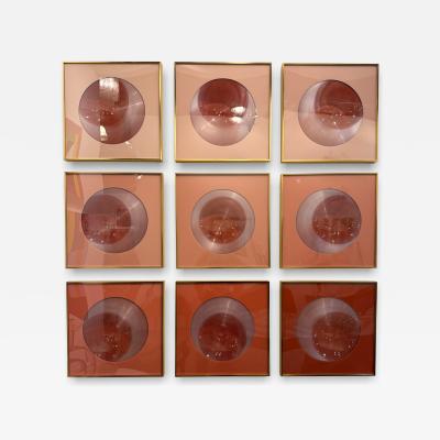 Paul Makovski Acrylic and Vinyl Abstract Assemblage Art Titled Anna 