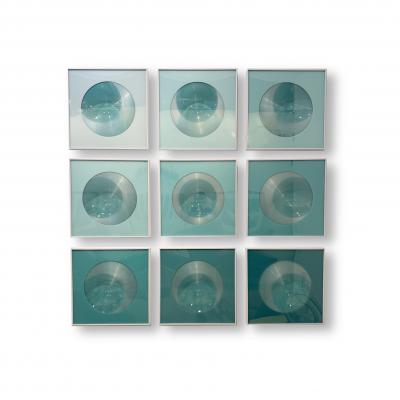 Paul Makovski Paul Makovski American Contemporary Acrylic and Vinyl Abstract Assemblage Art T