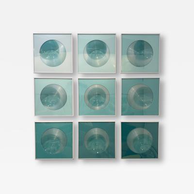 Paul Makovski Paul Makovski American Contemporary Acrylic and Vinyl Abstract Assemblage Art T