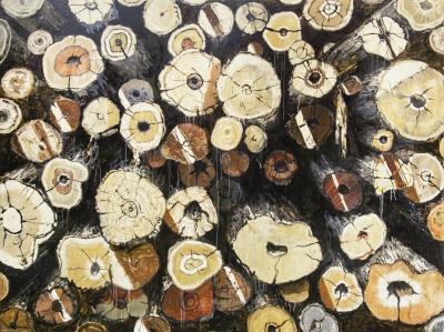 Paul Manes Untitled Logs