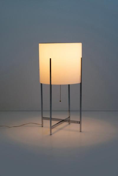 Paul Mayen Chromed Brass Acrylic Table Lamp by Paul Mayen for Habitat 1955c 