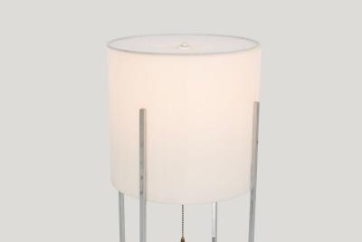 Paul Mayen Chromed Brass Acrylic Table Lamp by Paul Mayen for Habitat 1955c 