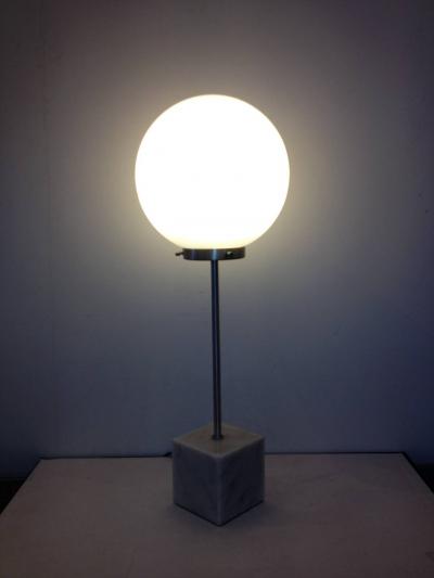 Paul Mayen Marble Base Ball Lamp