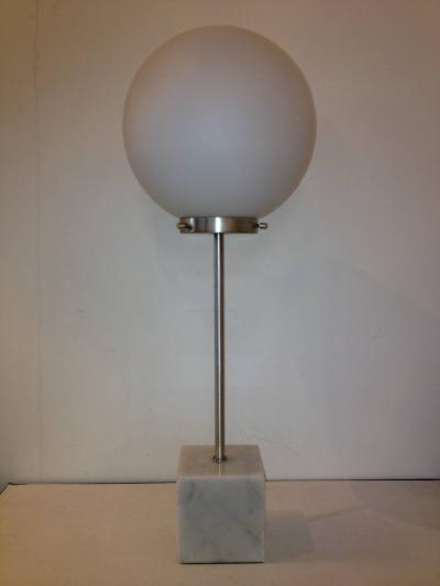 Paul Mayen Marble Base Ball Lamp