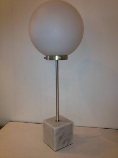 Paul Mayen Marble Base Ball Lamp