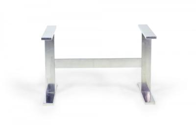 Paul Mayen Paul Mayen Mid Century Aluminum I Frame Desk Dining Table Base