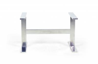 Paul Mayen Paul Mayen Mid Century Aluminum I Frame Desk Dining Table Base