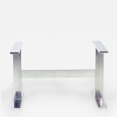 Paul Mayen Paul Mayen Mid Century Aluminum I Frame Desk Dining Table Base