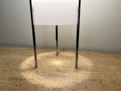 Paul Mayen Paul Mayen Modern Chrome and Acrylic Cylinder Table Lamp