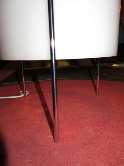 Paul Mayen Vintage Paul Mayen Habitat Chrome Lucite Cylinder Lamp Mid Century Modern