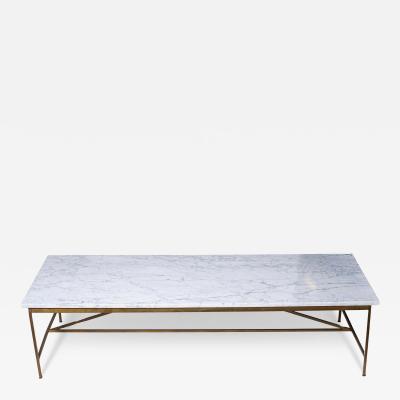 Paul McCobb Brass and marble coffee table by Paul McCobb USA circa 1955 1960