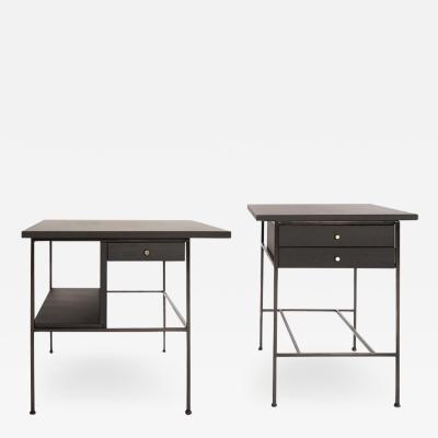 Paul McCobb Complimenting Set of Bronze End Tables by Paul McCobb