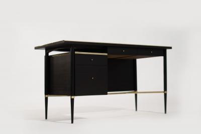 Paul McCobb Ebonized Mahogany Desk by Paul McCobb Connoisseur Collection C 1950s
