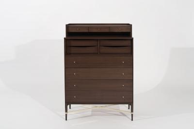 Paul McCobb Gentlemans Chest of Drawers in Mahogany C 1950s