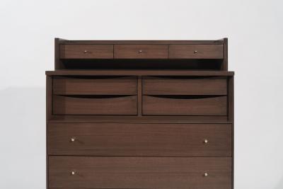 Paul McCobb Gentlemans Chest of Drawers in Mahogany C 1950s