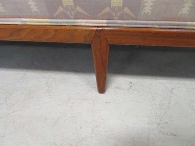 Paul McCobb Handsome Paul McCobb Style Walnut Three Seat Sofa Mid Century Modern