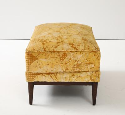 Paul McCobb Large Wing Chair and Ottoman by Paul McCobb