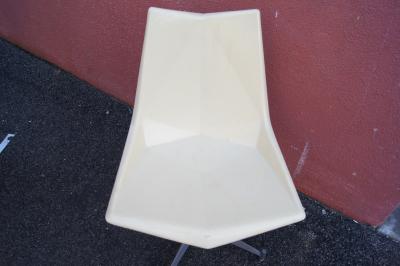 Paul McCobb Origami Side Chair on Swiveling Pedestal Base by Paul McCobb for St John