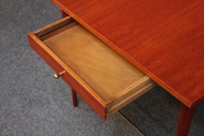 Paul McCobb Pair of Mahogany and Brass Connoisseur Collection Nightstands by Paul McCobb