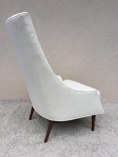 Paul McCobb Pair of Paul McCobb High Back Club Chairs or Slipper Chairs