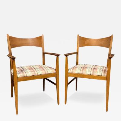 Paul McCobb Pair of Paul Mccobb Dining Room Armchairs for Calvin Mid Century