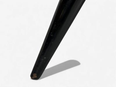 Paul McCobb Paul McCobb Ebonized Wood Fabric Lounge Chairs USA 1950s