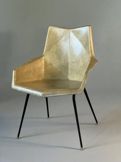 Paul McCobb Paul McCobb Fiberglass Origami arm chair