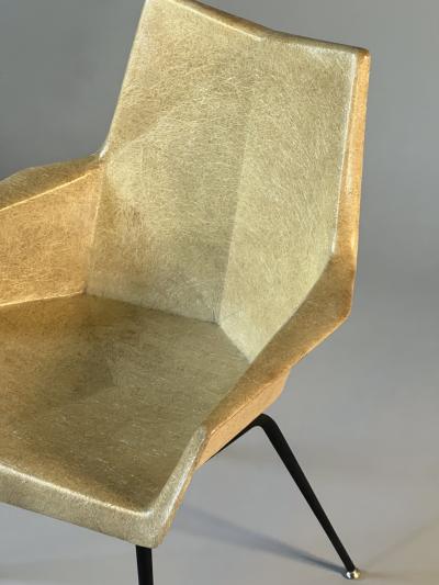 Paul McCobb Paul McCobb Fiberglass Origami arm chair