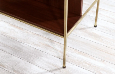 Paul McCobb Paul McCobb Irwin Collection Marble Brass Side Table for Calvin Furniture