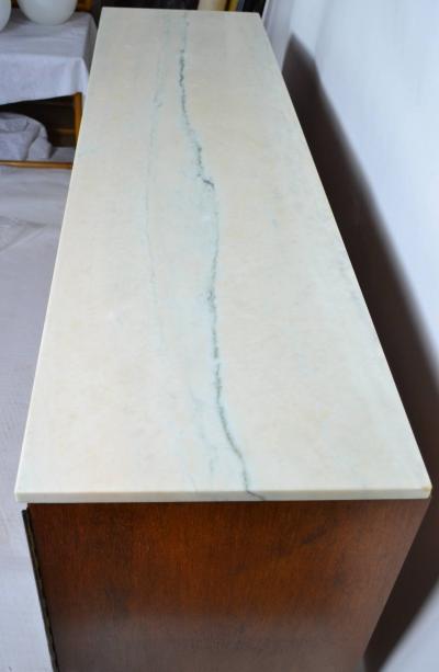 Paul McCobb Paul McCobb Irwin for Calvin Furniture Eight Drawer Dresser Marble Top 1950s