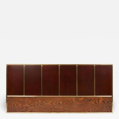 Paul McCobb Paul McCobb King Size Brass Frame Headboard