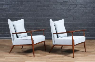 Paul McCobb Paul McCobb Model 1321 Wing Lounge Chairs for Directional
