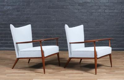 Paul McCobb Paul McCobb Model 1321 Wing Lounge Chairs for Directional