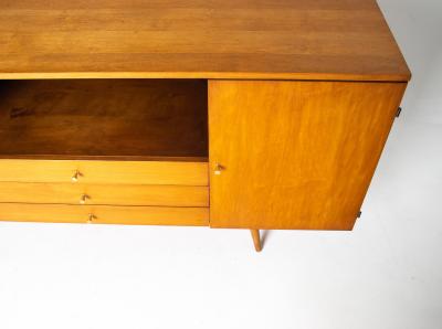 Paul McCobb Paul McCobb Planner Group Credenza in Solid Maple Circa 1950s