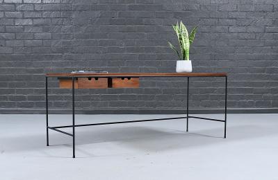 Paul McCobb Paul McCobb Planner Group Iron Desk Table for Winchendon Furniture