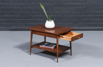 Paul McCobb Paul McCobb Planner Group Side Table w Bookshelf for Winchendon Furniture