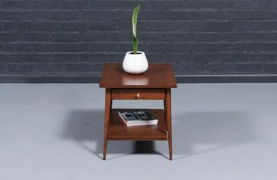 Paul McCobb Paul McCobb Planner Group Side Table w Bookshelf for Winchendon Furniture