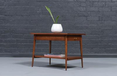 Paul McCobb Paul McCobb Planner Group Side Table w Bookshelf for Winchendon Furniture