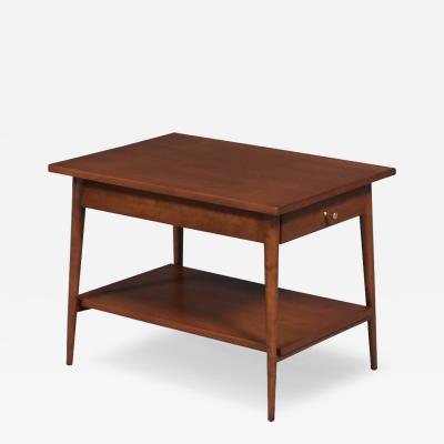 Paul McCobb Paul McCobb Planner Group Side Table w Bookshelf for Winchendon Furniture