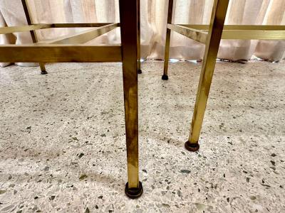 Paul McCobb Paul McCobb Side Tables 8712 with Original Marble Tops PAIR