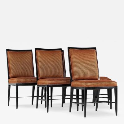 Paul McCobb Paul McCobb Style Mid Century Ebonized Dining Chairs Set of 6