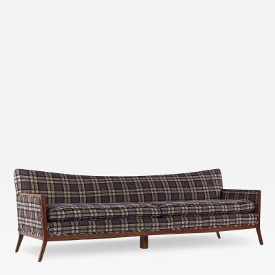 Paul McCobb Paul McCobb Style Mid Century Walnut Sofa