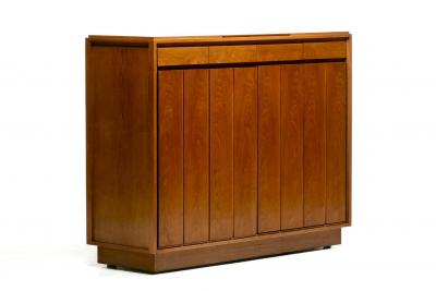 Paul McCobb Paul McCobb Walnut Mid Century Modern Wardrobe Chest for Widdicomb c 1963