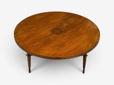 Paul McCobb Paul McCobb attr Coffee Table Walnut Brass USA 1950s
