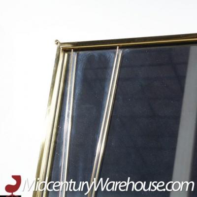 Paul McCobb Paul McCobb for Calvin Mid Century Brass Framed Mirror