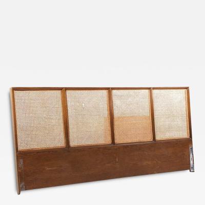 Paul McCobb Paul McCobb for Calvin Mid Century Cane King Headboard