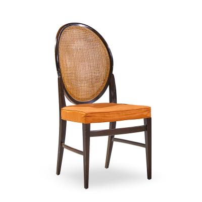 Paul McCobb Paul McCobb for Calvin Mid Century Double Cane Mahogany Dining Chair Set of 6