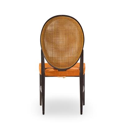 Paul McCobb Paul McCobb for Calvin Mid Century Double Cane Mahogany Dining Chair Set of 6