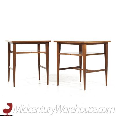 Paul McCobb Paul McCobb for Calvin Mid Century Side Table Nightstands Pair